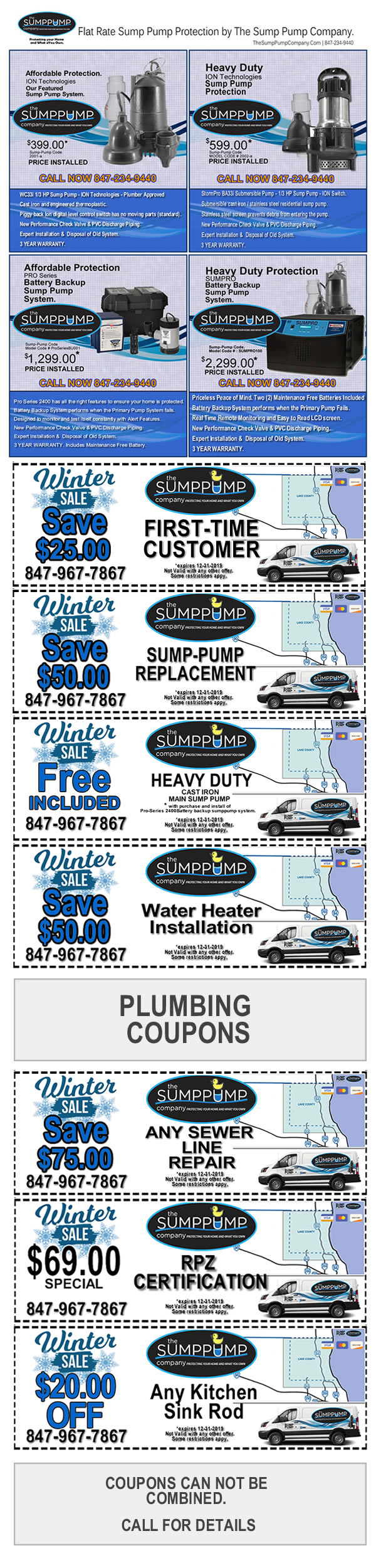 Plumbing Coupons THE SUMP PUMP COMPANY